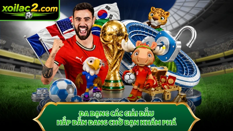 Đa dạng các giải đấu hấp dẫn đang chờ bạn khám phá