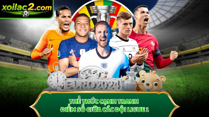 Thể thức cạnh tranh điểm số giữa các đội Ligue 1.